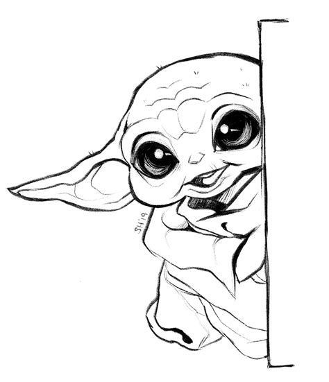 Download Pin by Queen Kam on Bday!!! in 2020 | Yoda drawing, Yoda ...