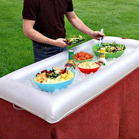 However, not every supplier produces the beverage cooler with lock. Inflatable Salad Bar / Beverage Cooler