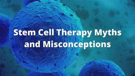 the truths and myths about stem cell therapy stem cures 2022