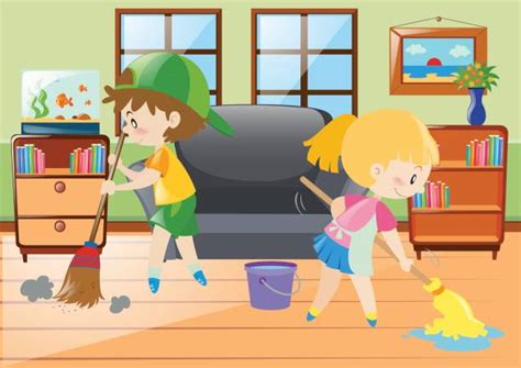 House Cleaning Clipart Illustrations Royalty Free Vector Graphics