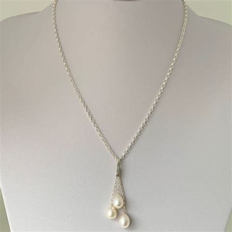 Freshwater Pearl Necklace Freshwater Pearl Trio Love Your Rocks