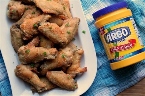 If you already have a favorite fried chicken recipe, try replacing a quarter of the flour with cornstarch. The Crispiest Chicken Wings From The Oven - Foody Schmoody ...