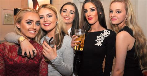Pictured Belfasts Partying Men And Women Out On The Town On Saturday