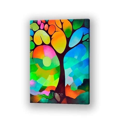 Tree Of Life Painting Abstract Landscape Painting Abstract Paintings
