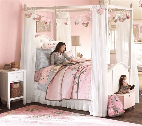 That is why we compiled here the best ideas to inspire from! Canopy Girl Bed & Bedroom Small Beautiful Pink Canopy Bed ...
