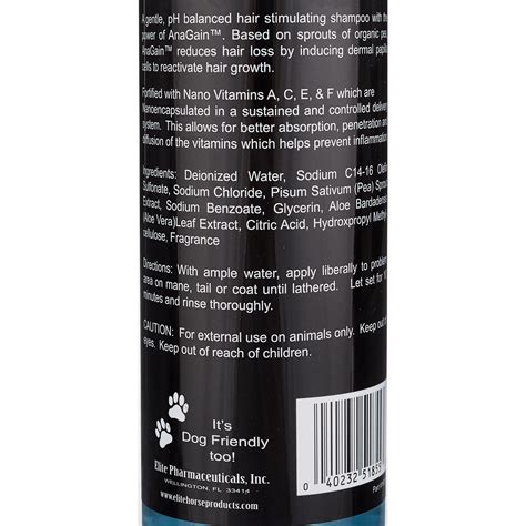 But the main purpose of this serum is to improve the health of your horse's scalp to maximize your efforts and strengthen the existing hair. E3 Premium Horse & Pet Hair Growth Shampoo - Riding Warehouse