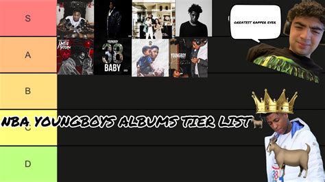 Top 1 Nba Youngboys Albums Tier List Youtube