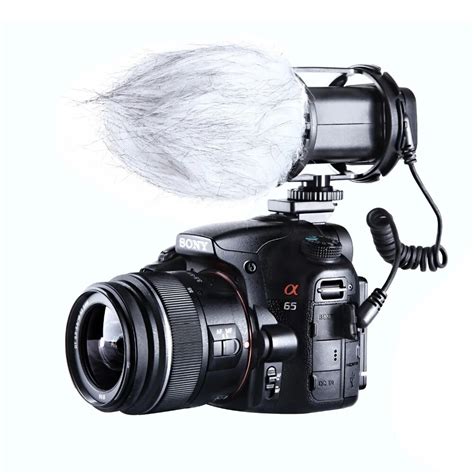 Boya By V02 Microfone Compact External Stereo Video Microphone For