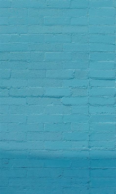 Blue Wall Bricks Wallpaper X