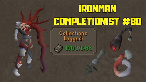 Osrs Ironman Collection Log Completionist 80 Youtube