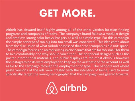 Airbnb Get More Ad Campaign Behance