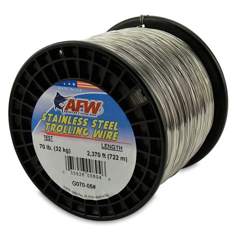 American Fishing Wire Stainless Steel Trolling Wire 70 Pound Test0