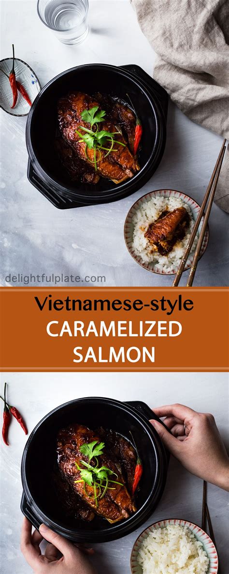This Vietnamese Style Caramelized Salmon Features Salmon Prepared In A