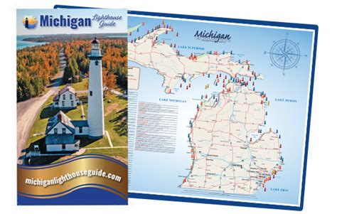 Michigan Lighthouse Guide Maps Mlg