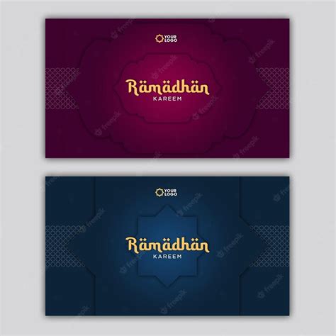 Premium Psd Postcard Design Ramadan Kareem Modern Simple Ramadan