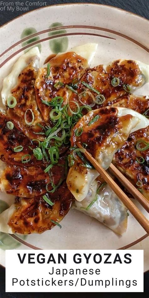 The most difficult part of this vegan potsticker recipe is forming the actual potstickers into their shape. Vegan Potsticker Recipe (Gyoza/Dumplings) | Recipe | Food ...