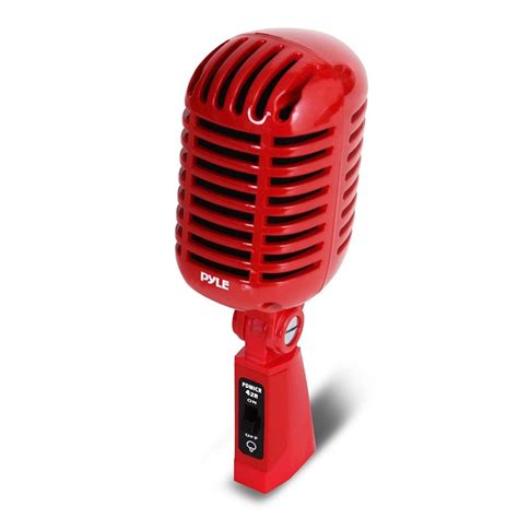 Classic Retro Dynamic Vocal Microphone Old Vintage Style Unidirectional Cardioid Mic With Xlr