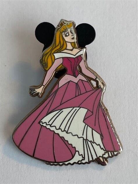 Dlr Card Collection 2 Pin Set Princess Aurora Sleeping Beauty Disney