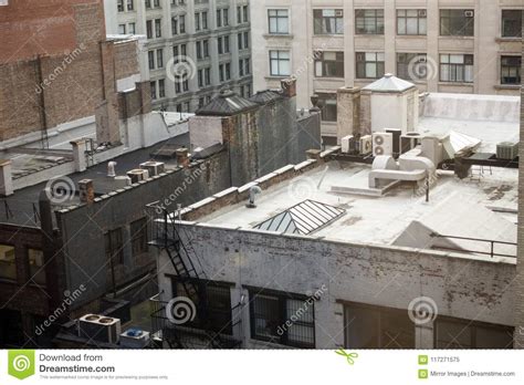 Roof Silver Top New York City Stock Image Image Of Roof City 117271575