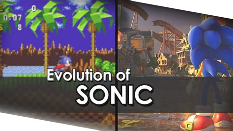 Evolution Of Sonic The Hedgehog Youtube