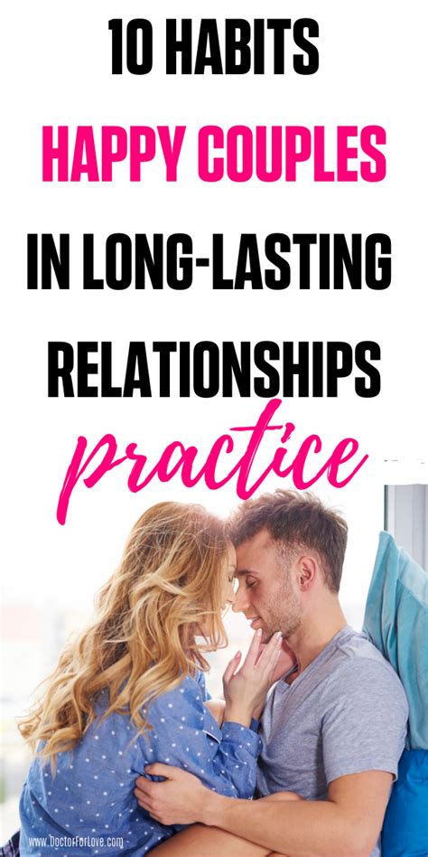 10 healthy relationship habits for a long lasting relationship in 2020