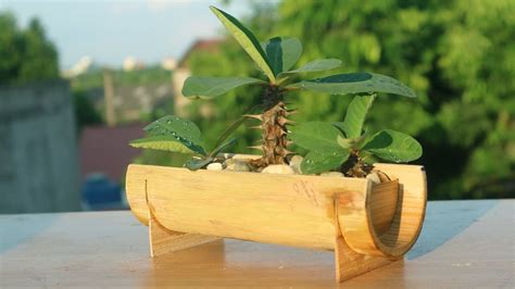 How To Make Bamboo Plant Pots Beautiful Idea Of Making Plant Pots At