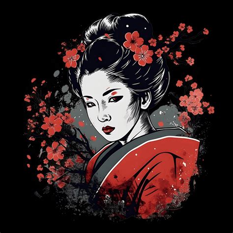 Geisha Cherry Blossoms