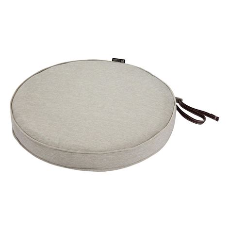 18 inch round chair cushions. Classic Accessories Montlake Fade Safe Heather Grey 18 in ...