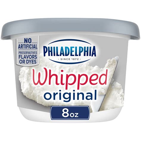 Philadelphia Original Whipped Cream Cheese Spread Oz Tub Walmart