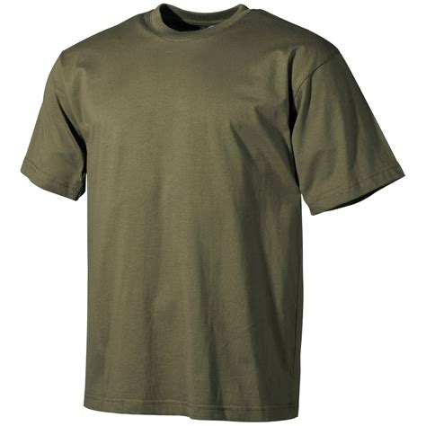 Army Cadet Tee Mens Green Combat T Shirt Military Cotton Top Airsoft