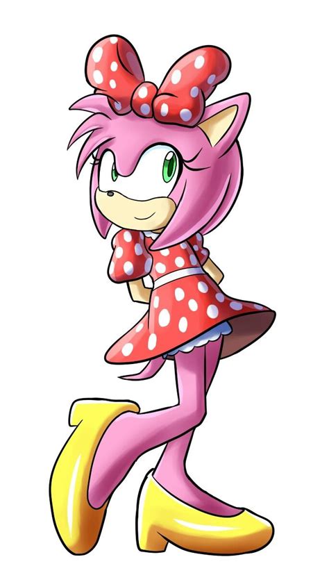Pin By Amanda Wessel On Amy Rose Amy Rose Sonic And Amy Mickey