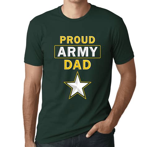 Fire Fit Designs Mens Proud Army Dad Premium Vintage Us Army Dad