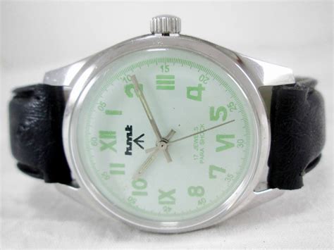 100% AUTHENTIC VINTAGE HMT MILITARY 17J WINDING WRIST WATCH FOR MENS ...
