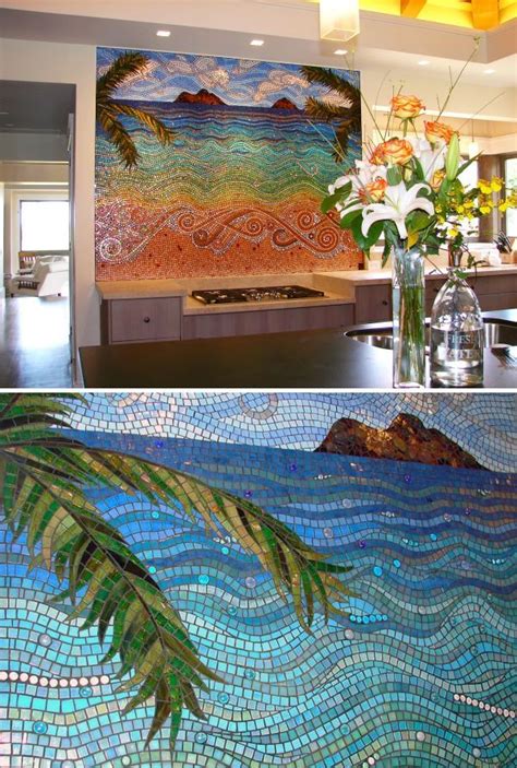 Mokuluas Mosaic By Dyanne Williams Mosaics At Private Residence Kailua