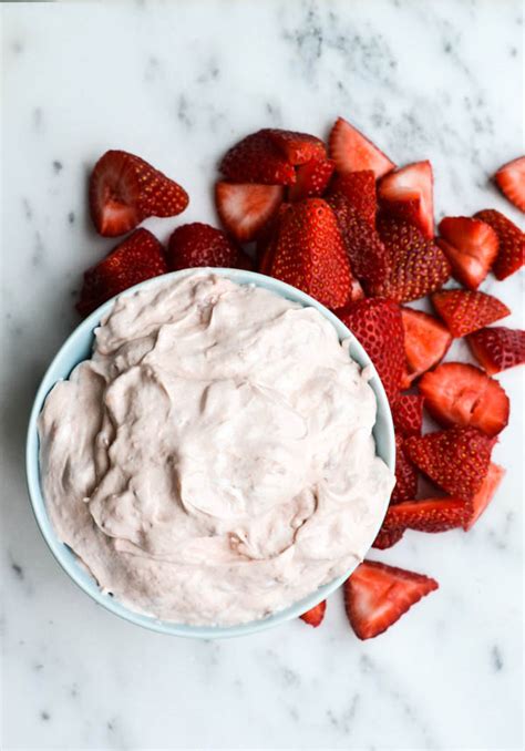 Rachel Schultz Strawberry Fruit Dip Two Ingredients