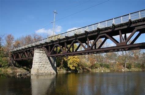 Railroad Bridge In Elmore Oh Warren Deck Truss Bridge Ra Flickr