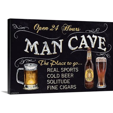 Man Cave Canvas Wall Art Overstock 25495171