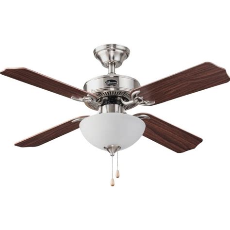 Guy flawlessly grabs tomato through spinning ceiling fan. Seasons® 42" Dual Mount Ceiling Fan, 4 Blades, Brushed ...