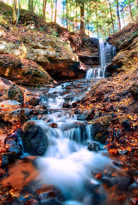 Autumn At Horseshoe Falls V3 Is A Photograph By Dustin Goodspeed
