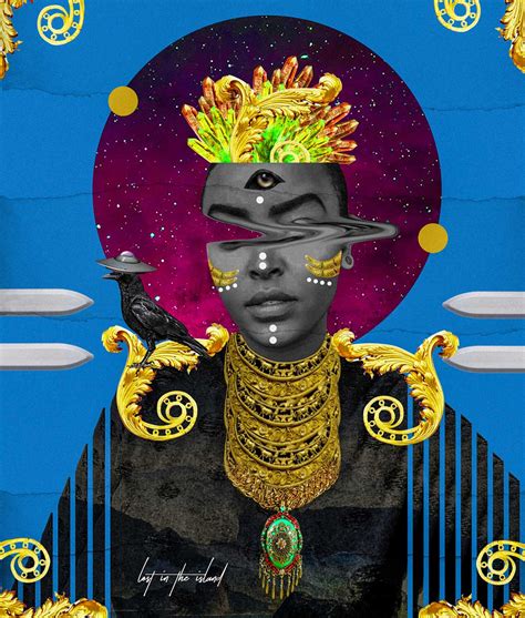 Beautifully Vibrant Afrofuturism Collages Moss And Fog