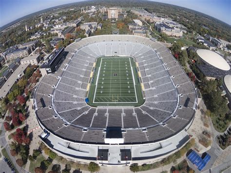 As many fans will attest to the notre dame stadium is known for hosting the notre dame fighting irish football but other notre dame stadium seating maps. Notre Dame Stadium - StadiumDB.com