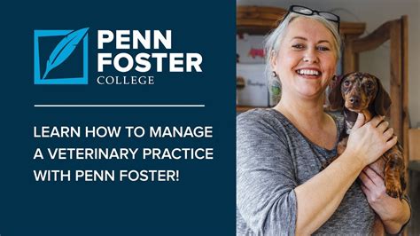 Learn How To Manage A Veterinary Clinic Online Penn Foster Youtube