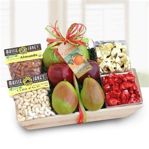 Organic Fruit And Nuts T Crate By Ts To Impress Fruit Basket