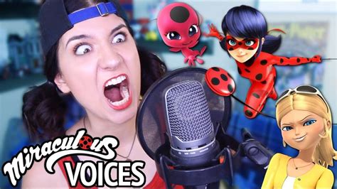 Miraculous Ladybug Voice Impressions Voice Acting The Voice