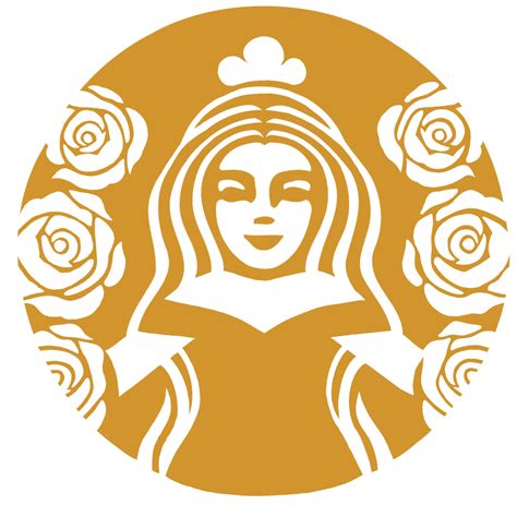 Beauty And The Beast Starbucks Logo Starbucks Custom Logo Etsy