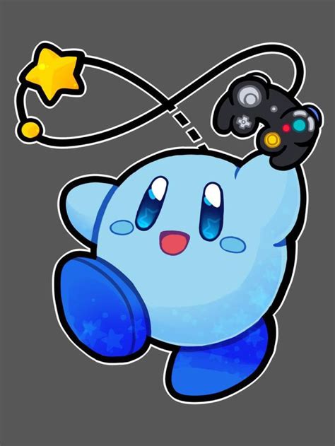 Blue Kirby Kirby Character Kirby Kirby Art