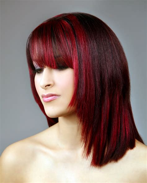 The color red can stimulate the appetite, often being used in restaurants for this purpose. Red hair color ~ Womens Interests | Beauty Products