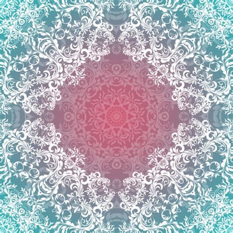 Vector Abstract Backgrounds With Mandala Element Decorative Design