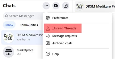 How To Find Unread Messages In Messenger Itgeared