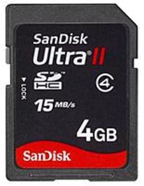 Sandisk 4gb Ultraii Sdhc Card